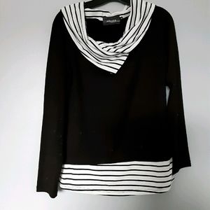 Black turtle neck sweater